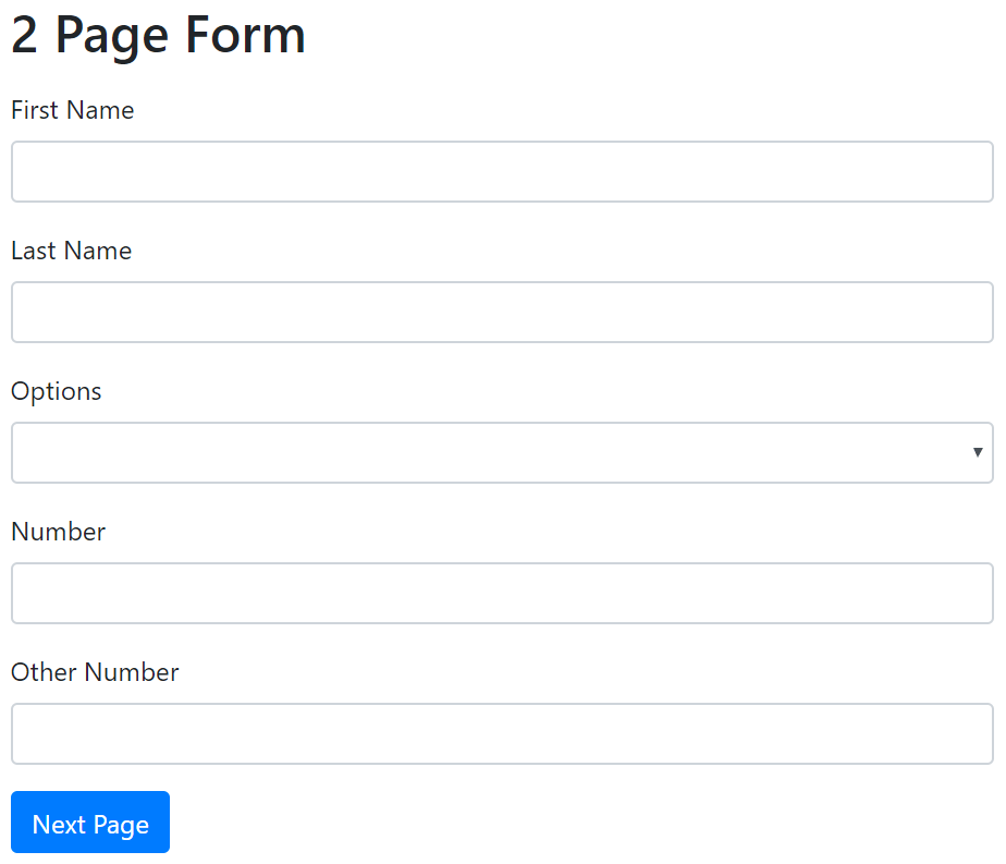 Empty Sitecore Form