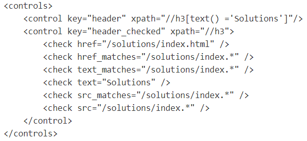 Locator XML screenshot