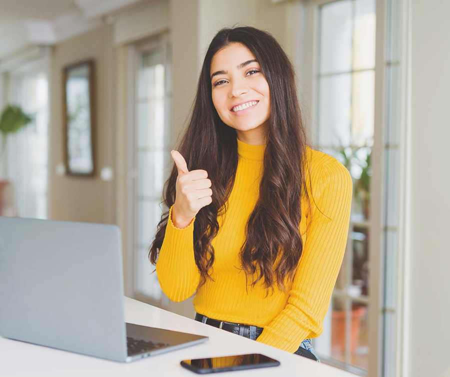 Woman happy that she implemented Sitecore right