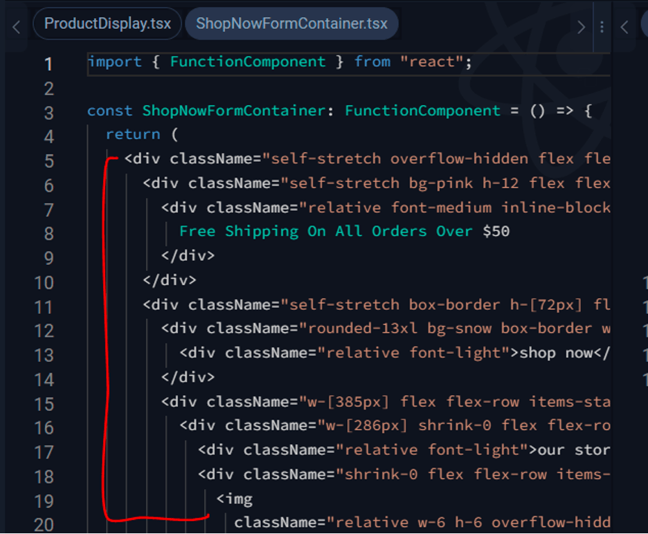 Figma code creation