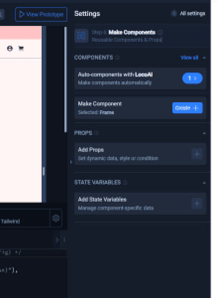 Settings of auto-components