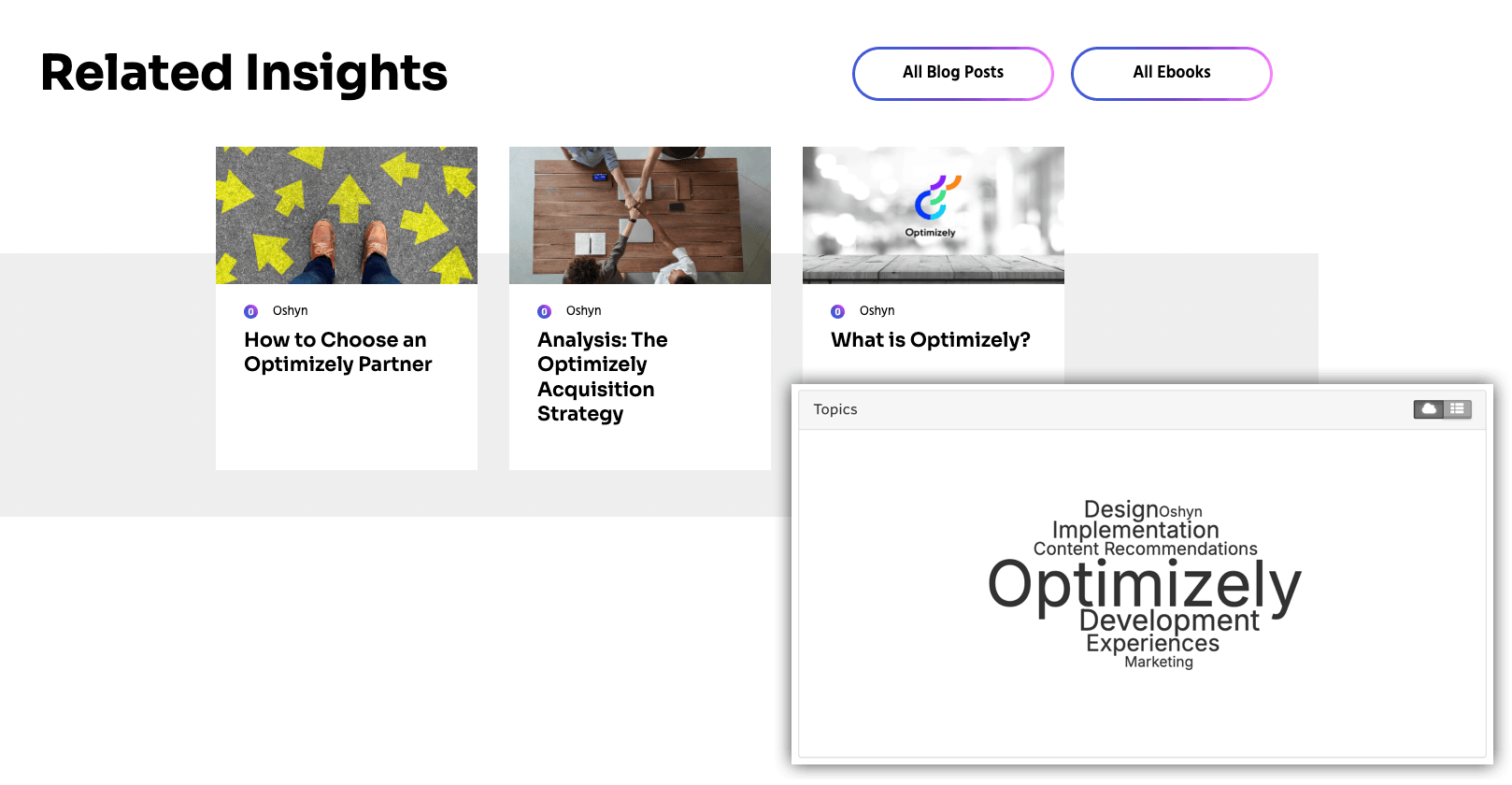 Optimizely Content Recommendations 