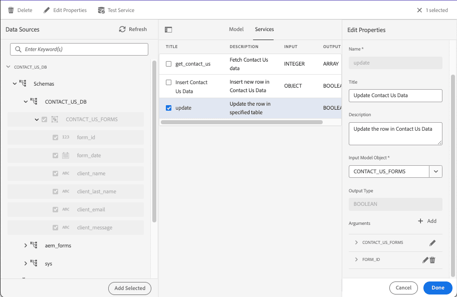 Configure Update service