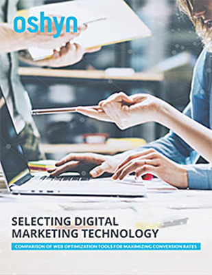 Selecting Digital Marketing Technology ebook cover