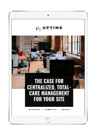 The Case for Centralized, Total-Care Management for Your Site ebook cover on iPad