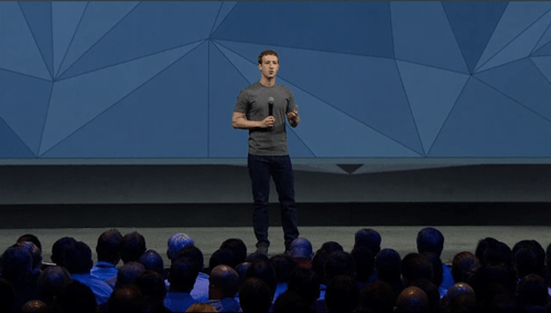 Mark Zuckerberg's speech in the F8 Developer Conference